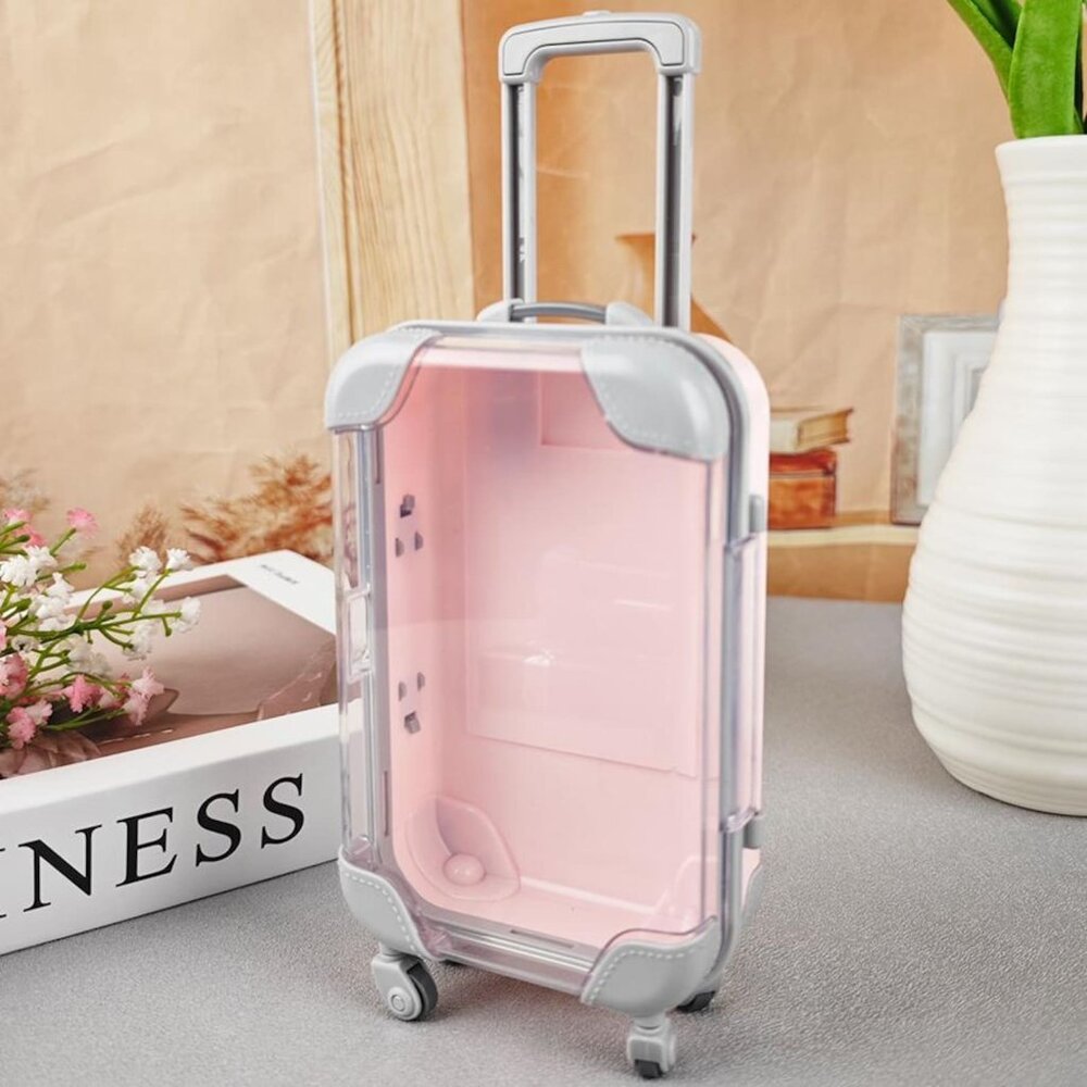 New Mini Pink Luggage Case Suitcase Organizer - Beauty Travel
